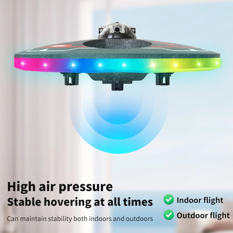 Mini UFO Foam Drone for Kids | Intelligent Obstacle Avoidance RC Helicopter with Camera | Safe Aerial Toy Aircraft for Christmas Gifts
