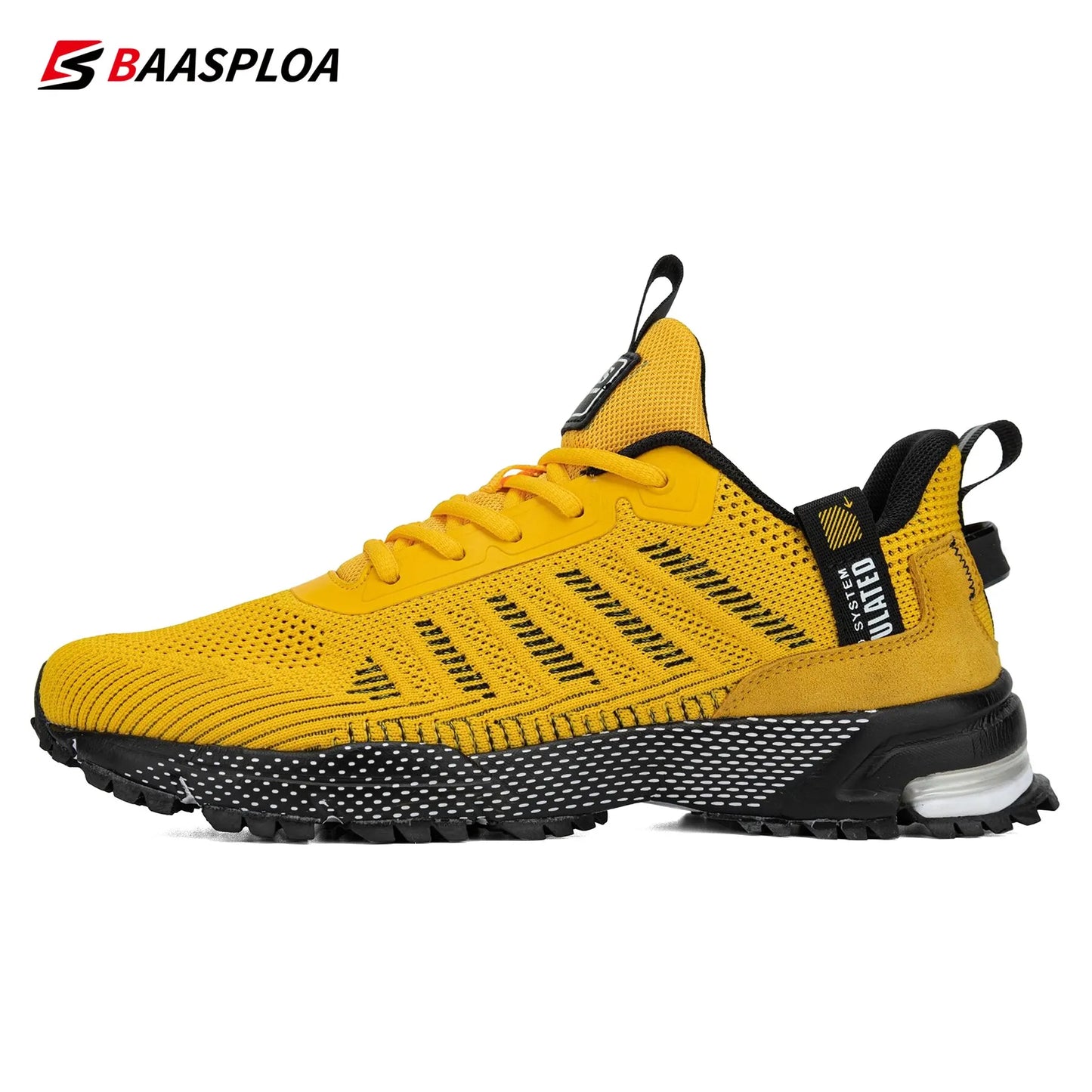 Baasploa Men’s Running Shoes – Lightweight Breathable Non-Slip Sneakers