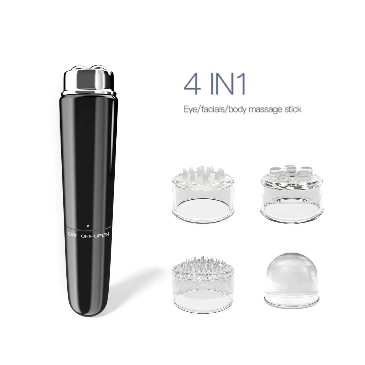 Electric Facial Eye Massager – Micro Vibration Beauty Instrument for Dark Circles, Puffiness & Eye Bags Relief