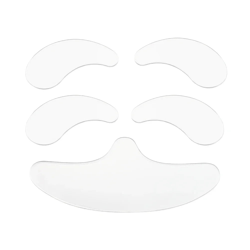 5Pcs Reusable Silicone Anti-Wrinkle Patches – Face, Forehead, Neck & Eye Lifting Care Stickers