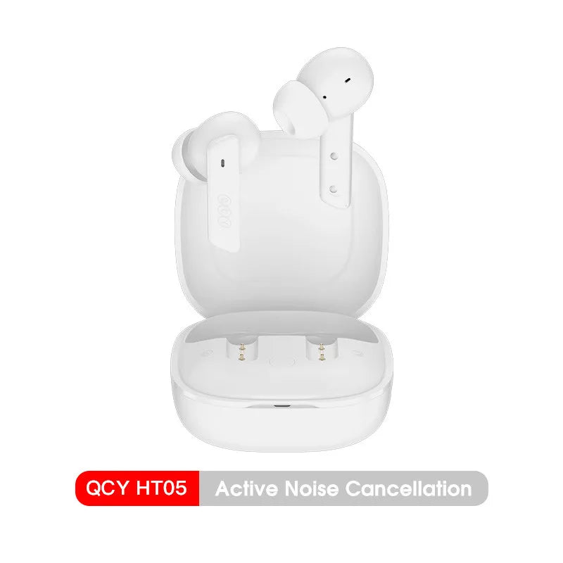 QCY HT05 ANC Wireless Earbuds – 40dB Noise Cancelling Bluetooth 5.2 TWS