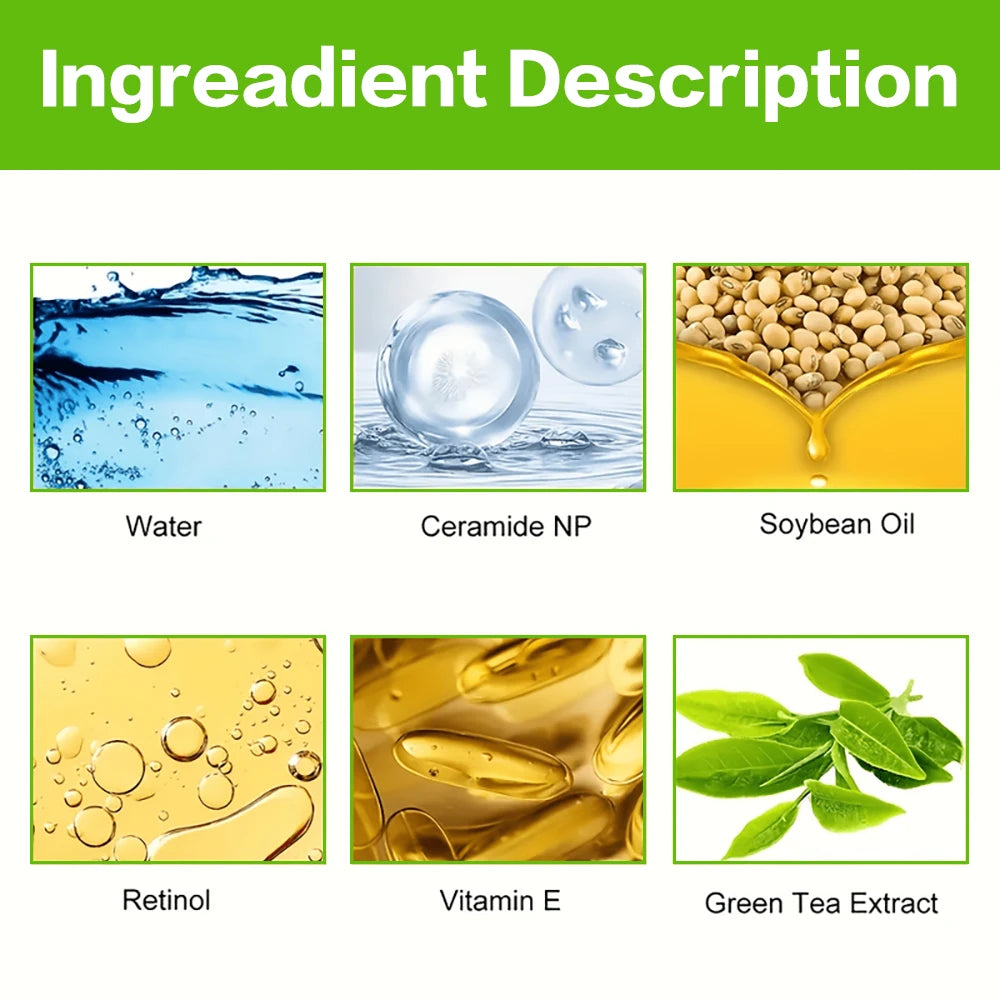 سيروم الريتينول المضاد للشيخوخة - مزيل للتجاعيد، يضيق المسام، يبيض ويرطب البشرة، ويشدها.