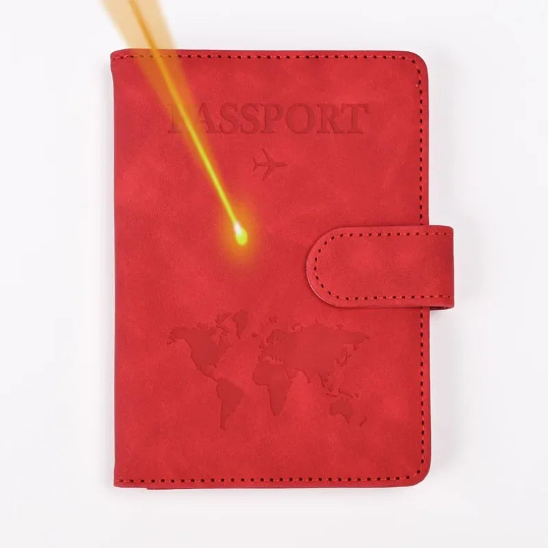 Custom Engraved Passport Cover – Monogrammed Travel Wallet Gift