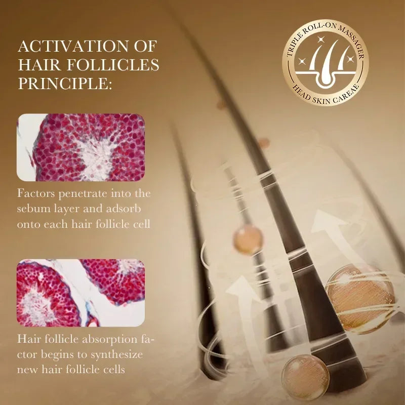 Biotin Hair Growth Oil for Men – Fast-Acting Scalp Serum for Thicker Hair, Anti-Hair Loss & Root Strengthening