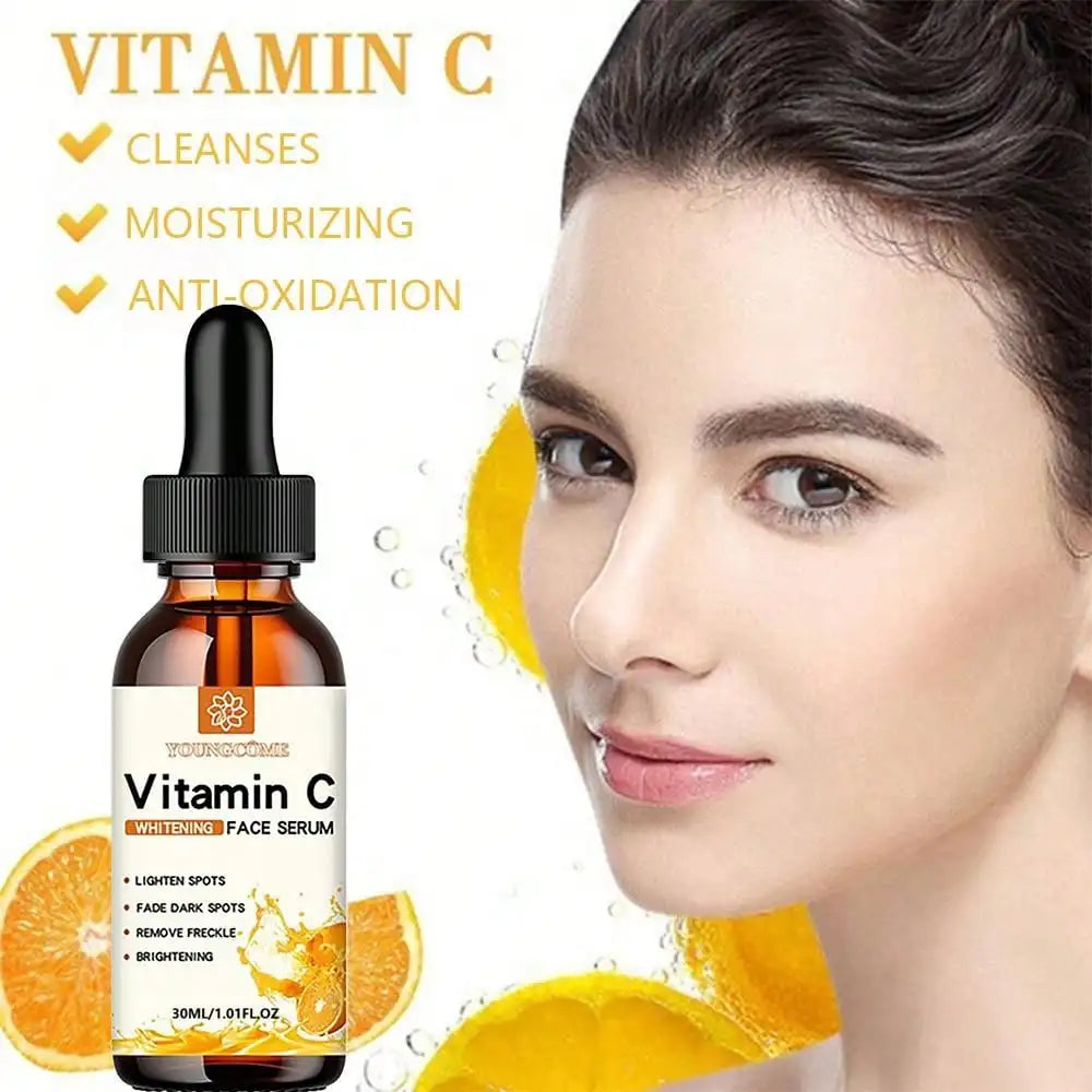 Vitamin C Facial Essence – Dark Spot Remover with Hyaluronic Acid, Anti-Aging & Moisturizing Face Serum (30ml-50ml)