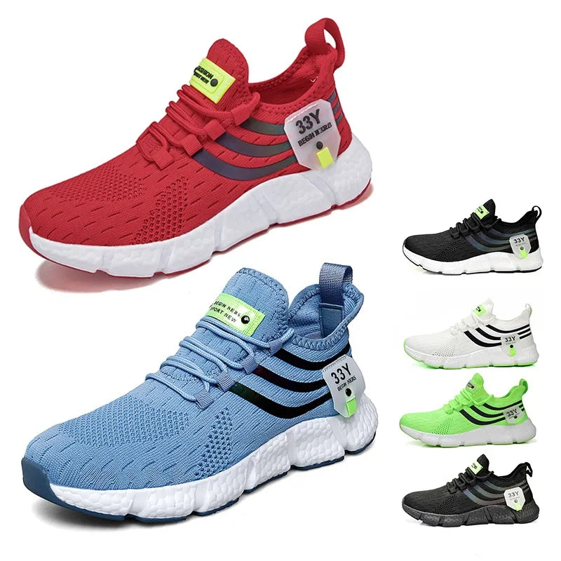 Men’s Breathable Sneakers – Classic Casual & Outdoor Tennis Shoes