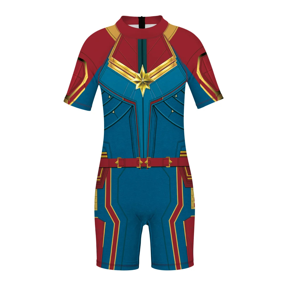 Children One Piece Swimsuit Superhero 3D Print Kids Swimwear for Boys and Girls