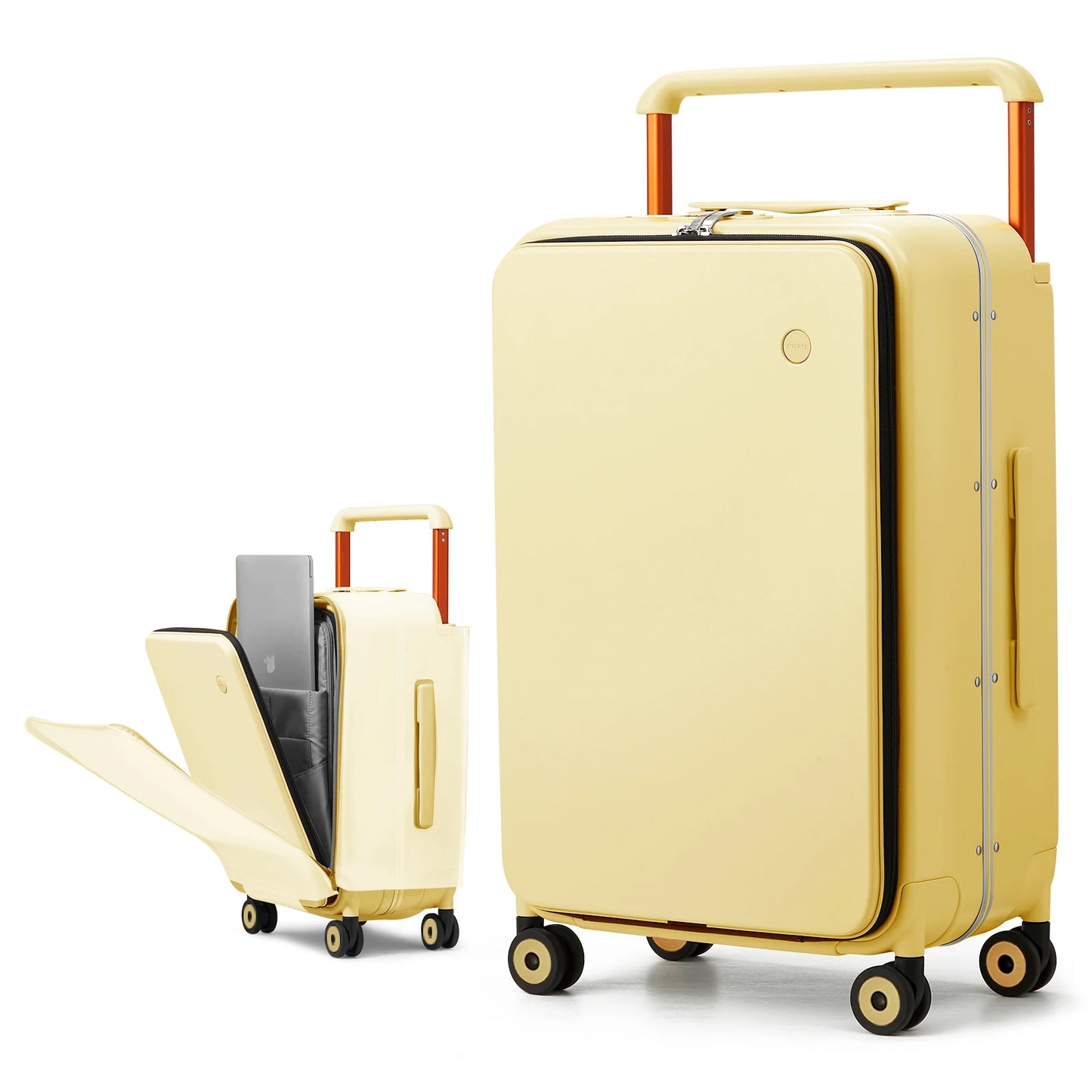 Mixi New Design Wide Handle Suitcase | Men & Women Carry-On Travel Trolley 20 Inch Cabin PC Aluminum Frame M9275