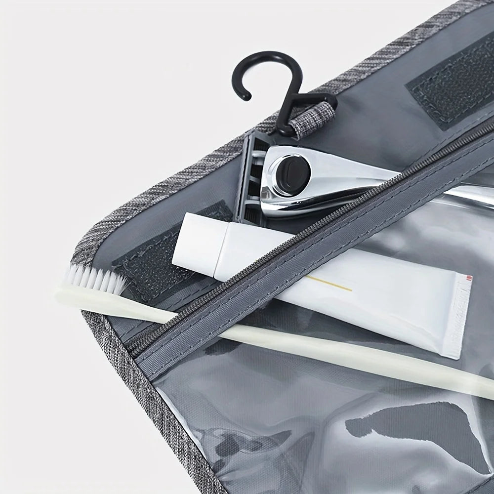 Toiletry Bag with Hook | Multi-Functional Waterproof Cosmetic Storage Bag for Men & Women | Travel Hand Wash, 3 Colors