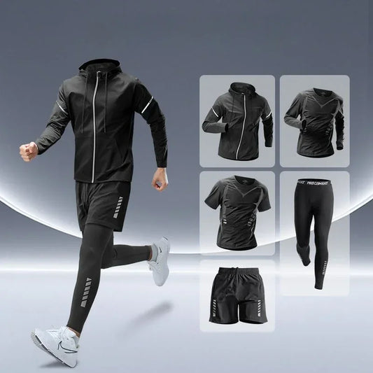 Men's Sports Suits | Fitness & Running Quick-Dry Training Clothes – Autumn & Cycling Gear