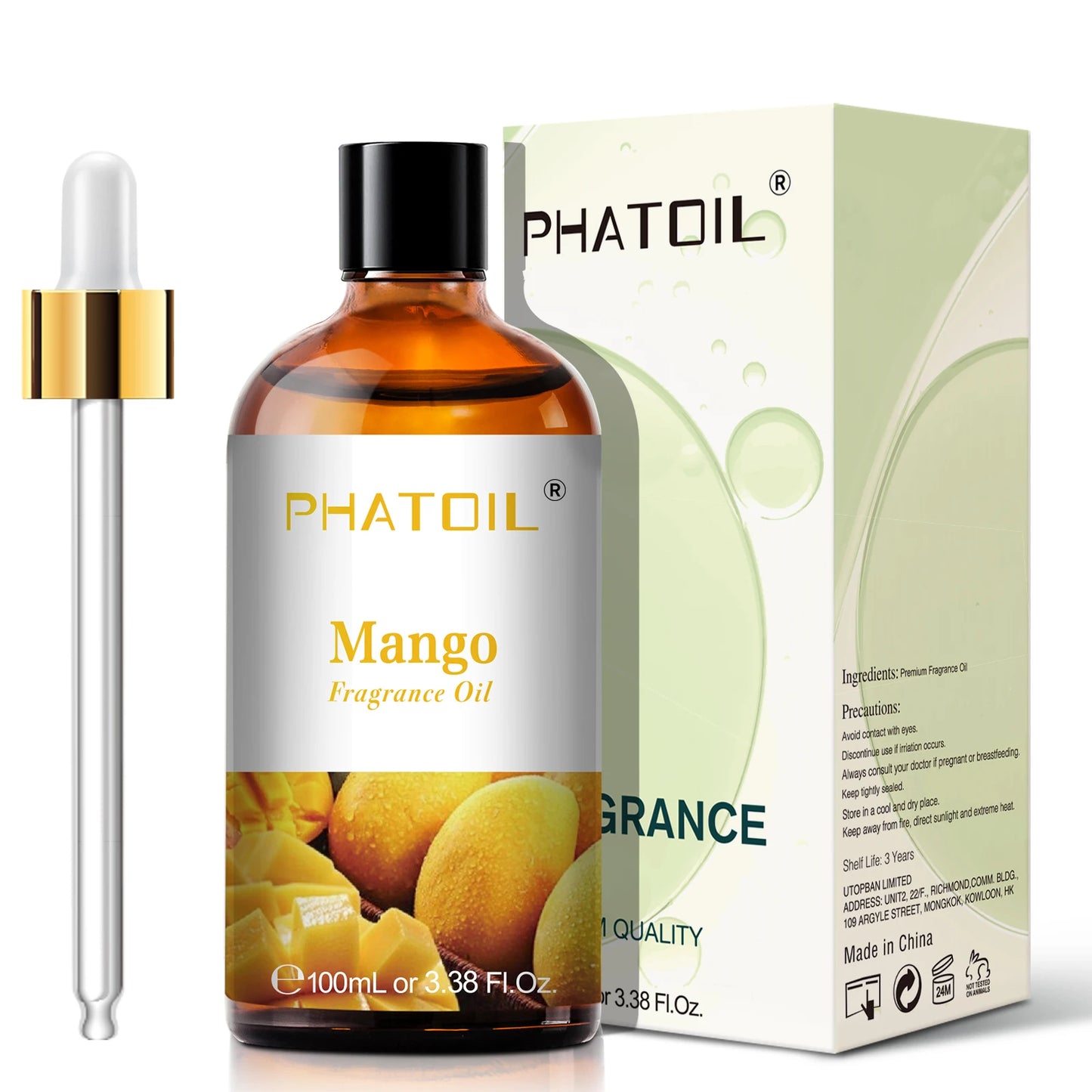 PHATOIL 100ml Sweet Fruity Fragrance Oil – Coconut, Vanilla, Strawberry & More for Diffusers & Candles