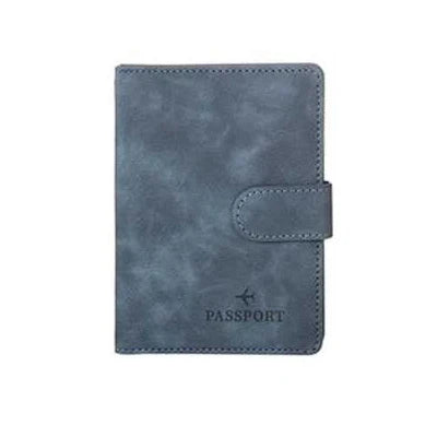 Leather Passport Holder – Waterproof Travel Wallet for Men & Women