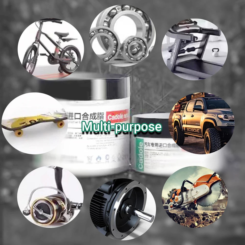 Car Sunroof Track Lubricating Grease 100g White Car Lubricant Oil for Mechanical Maintenance Door Noise & Antirust Protection