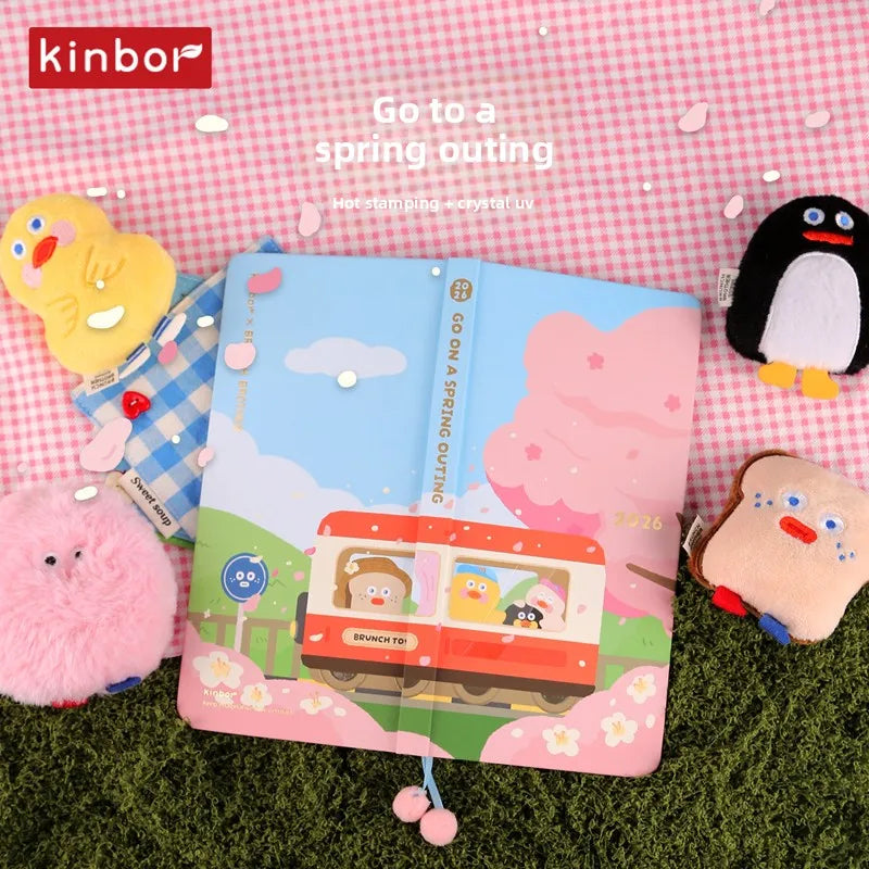 Kinbor 2026 Pocket Weekly Planner – Pocket Size Schedule Notebook Week Plan Notepad for Daily Writing