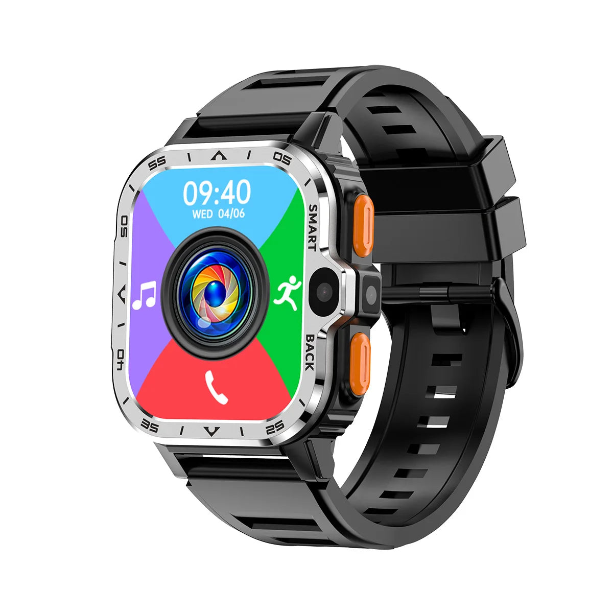 Valdus PGD Android Smart Watch | GPS, Dual Camera, NFC, 16/64GB ROM, 4G SIM, WiFi, Fast Internet