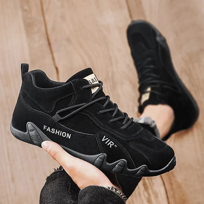 Men’s Breathable Non-Slip Work Shoes – Fashion Sneakers for Outdoor Walking & Skateboarding