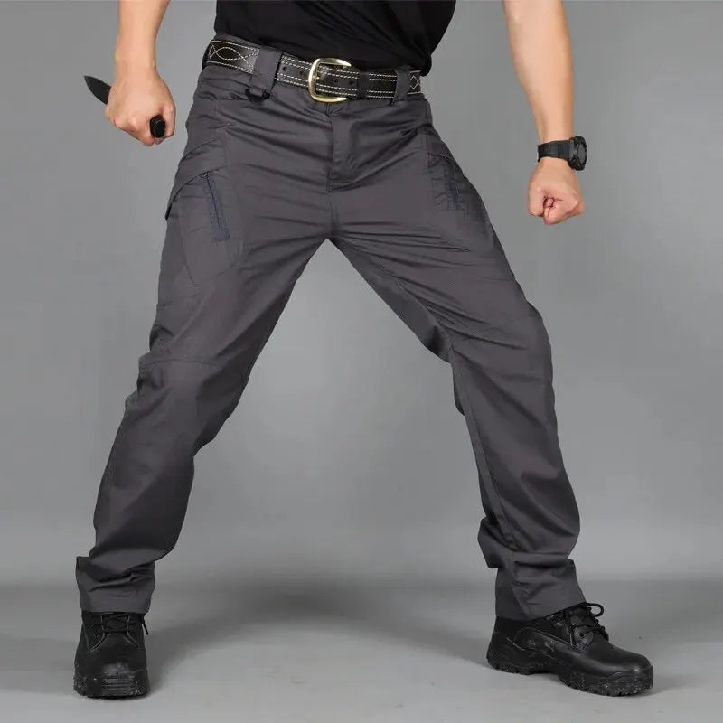 Men’s Military Tactical Cargo Pants – Waterproof, Wear-Resistant Multi-Pocket Outdoor & Work Trousers