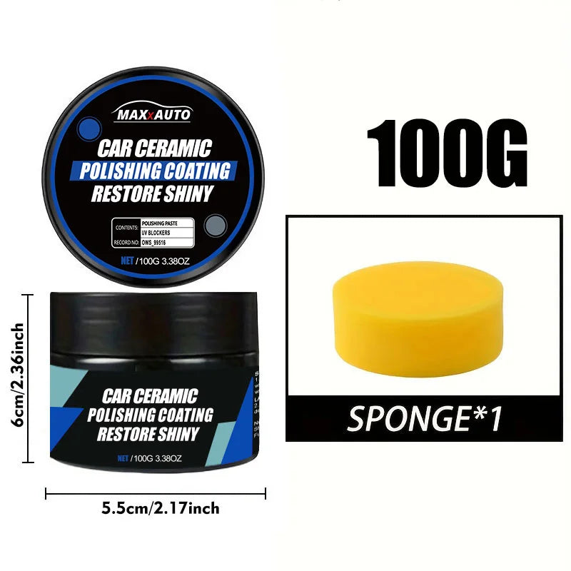 Car Ceramic Nano Wax Coating Auto Nano Crystal Hydrophobic Layer Anti-Scratch Polishing Repair Wax
