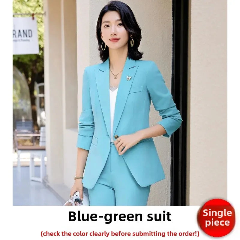 Elegantes Damen-Business-Jacket – Elegante formelle Arbeitsuniform für Frühling und Herbst