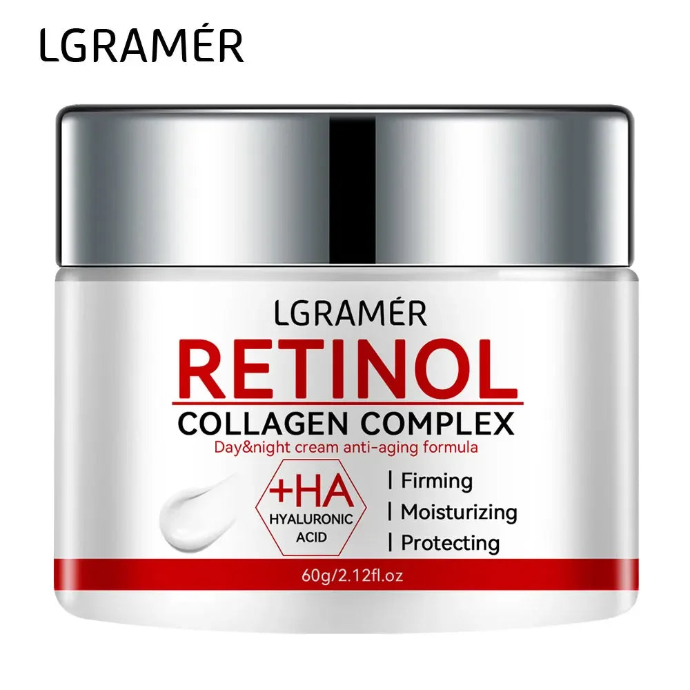 Retinol Lifting & Firming Face Cream – Collagen Moisturizer for Wrinkle Smoothing, Whitening & Skin Brightening
