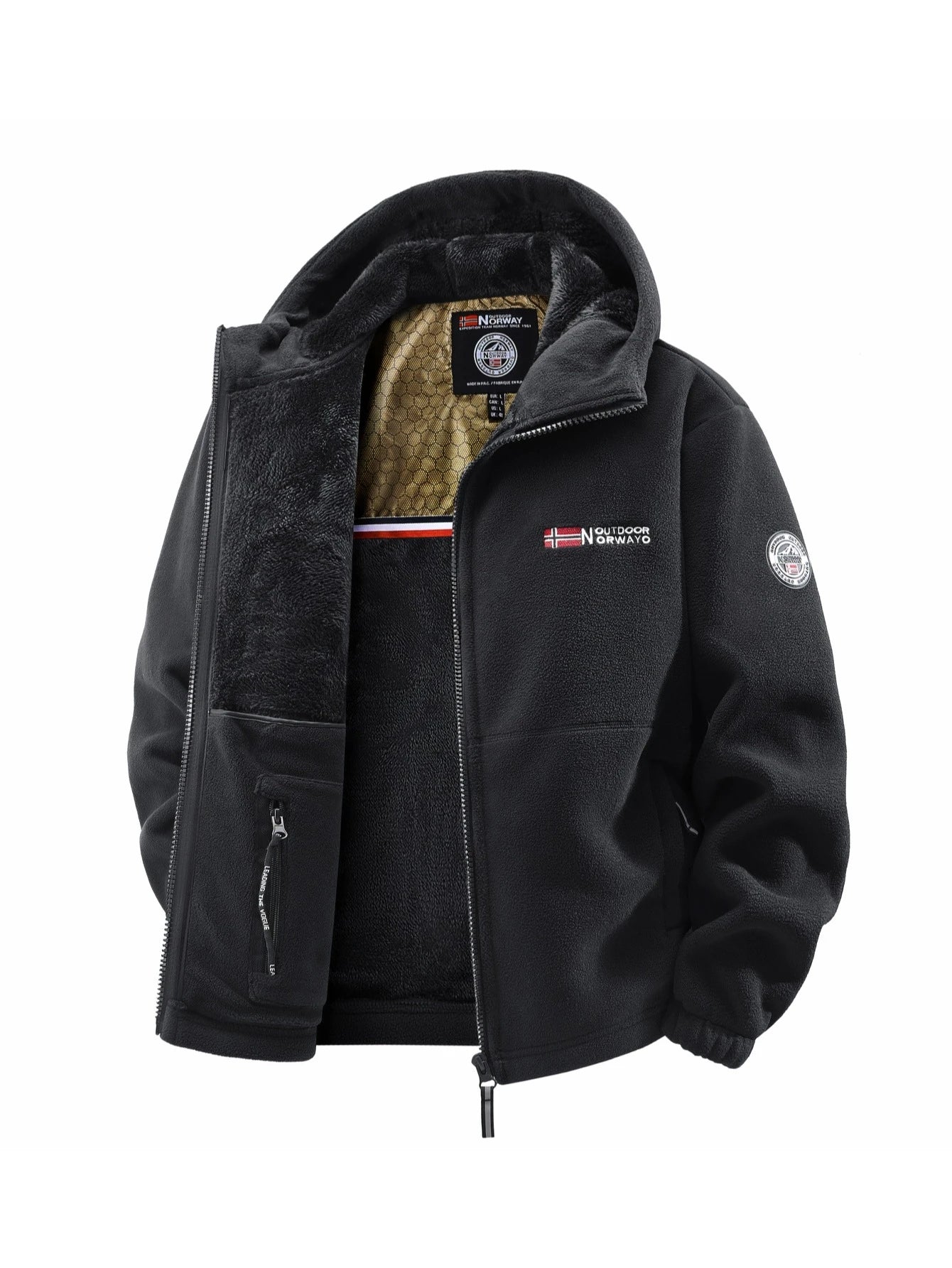 Men’s Autumn Winter Outdoor Hooded Jacket – Versatile Streetwear for Travel, Commuting & Daily Wear