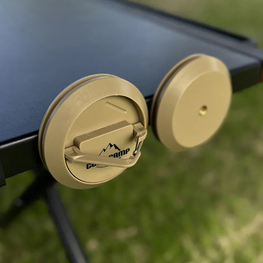 خطاف خيمة مغناطيسي خارجي - مشبك سقف محمول متعدد الأغراض وحامل حبل لفوانيس التخييم