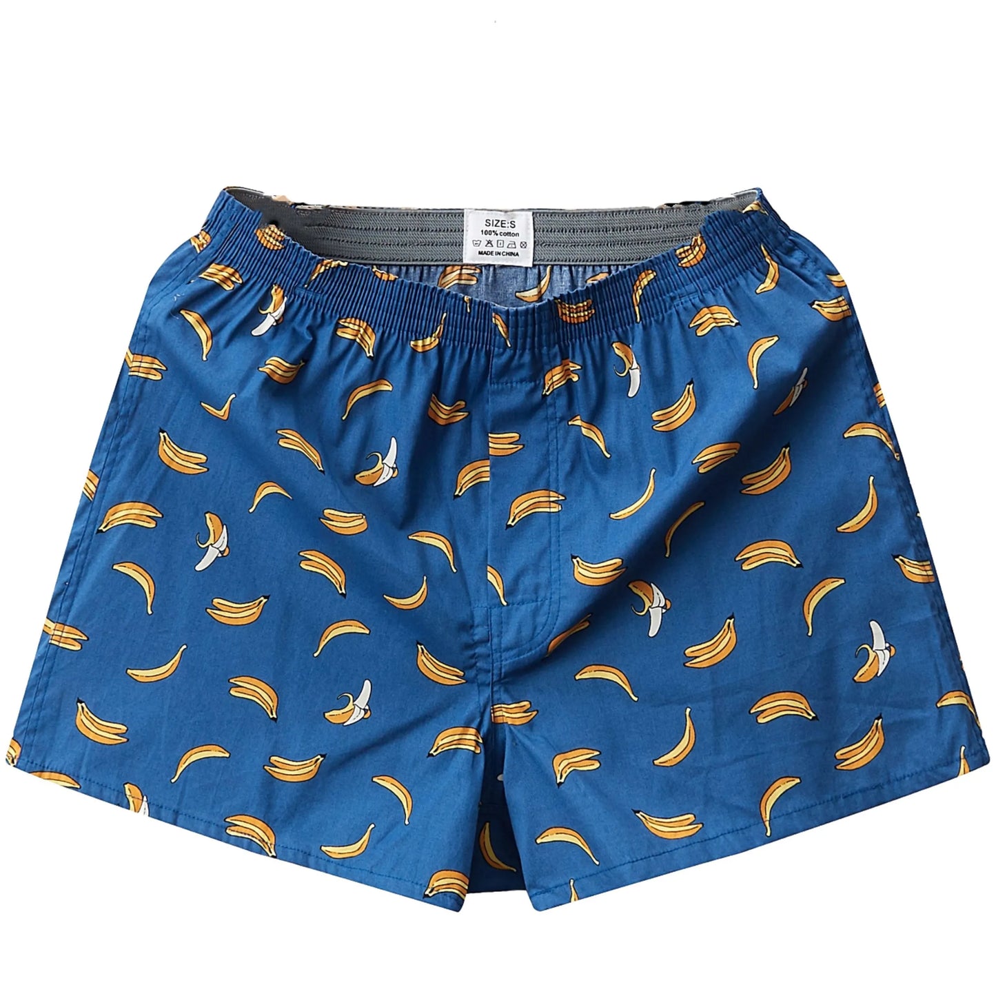 1PC Men's Boxer Briefs | 100% Cotton Soft Stretch Underwear | Comfortable Loose Home Aloe Shorts