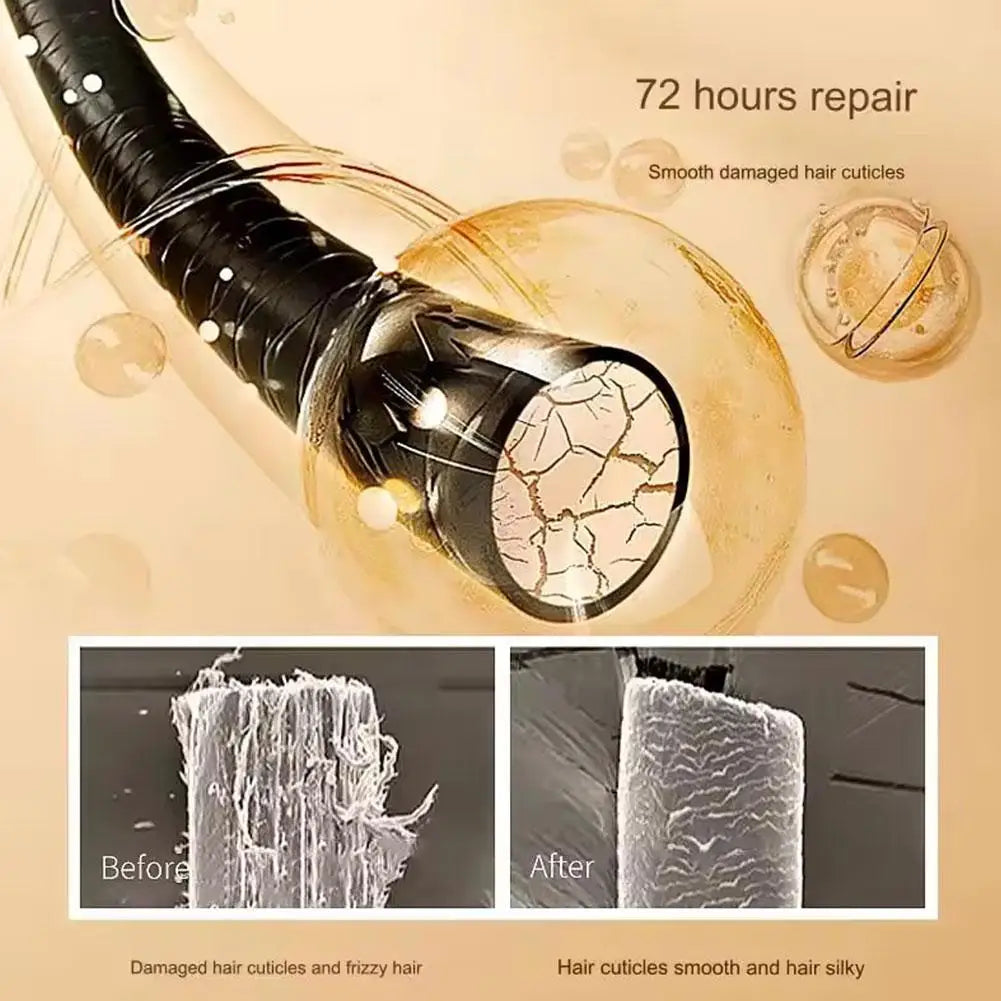 سيروم الشعر بزيت الأرغان المغربي - رذاذ خفيف للشعر المتقصف والهيشان والمتطاير - ناعم، مُرمم، ولامع