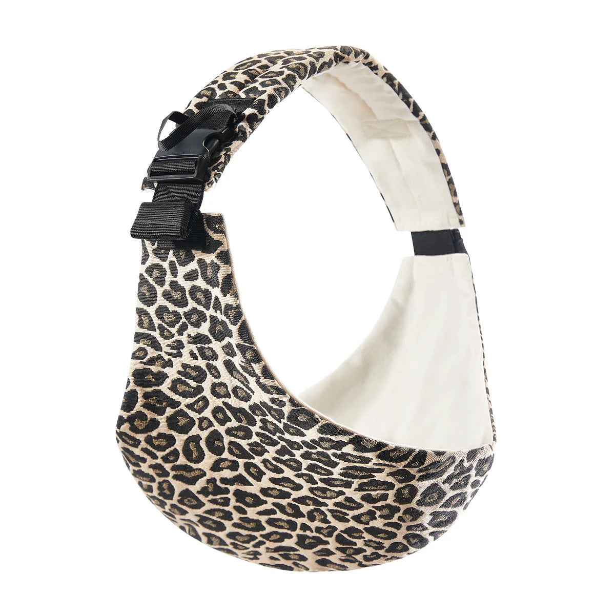 Baby Safety Carrier – Portable Front & Back Hug Waist Stool with Simple Leopard Pattern, Infant Going-Out Baby Support