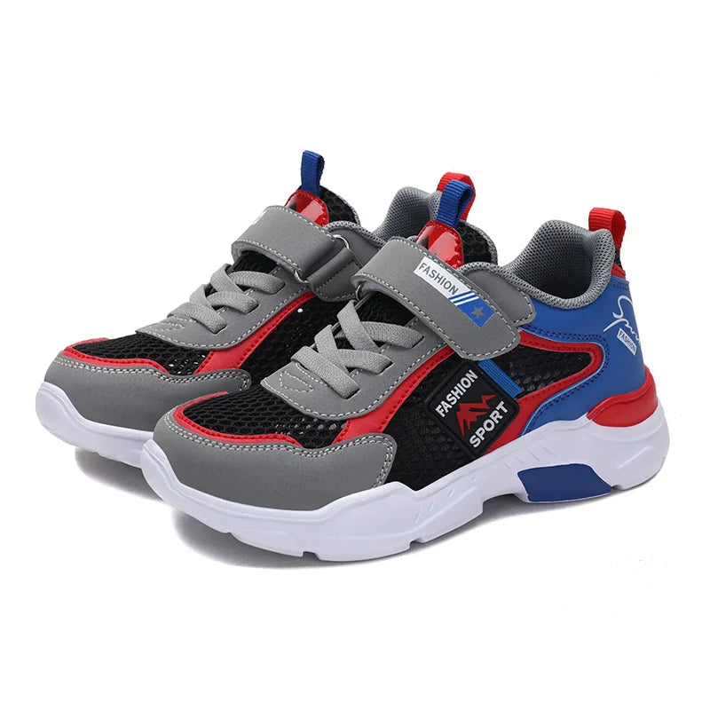 Kids Breathable Summer Sneakers – Non-Slip Mesh Sports Shoes for Boys & Girls