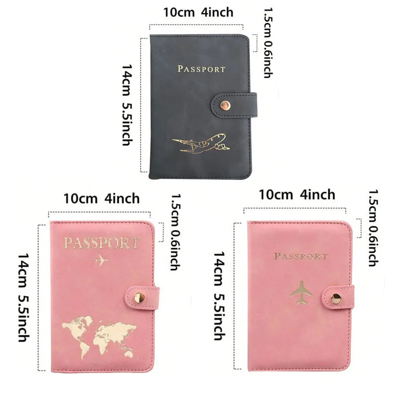 Travel Passport Holder & Card Wallet – Essential Organizer for Men & Women