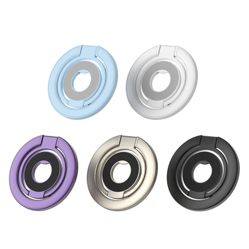 حامل الهاتف المغناطيسي MagSafe - قبضة وحامل مزدوج الجوانب، ملحق هاتف قابل للطي متوافق مع iPhone والهواتف الذكية