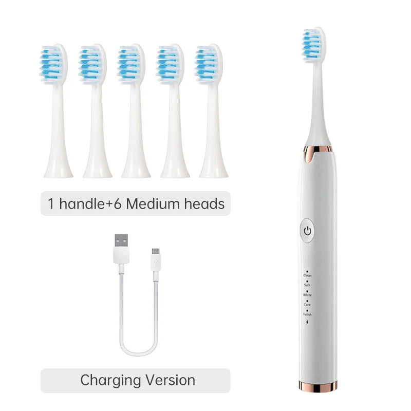 Tongwode Electric Toothbrush – Rechargeable Ultrasonic Smart Toothbrush with Long-Lasting Battery