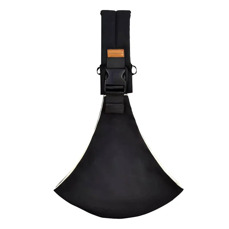 Baby Safety Carrier – Portable Front & Back Hug Waist Stool with Simple Leopard Pattern, Infant Going-Out Baby Support