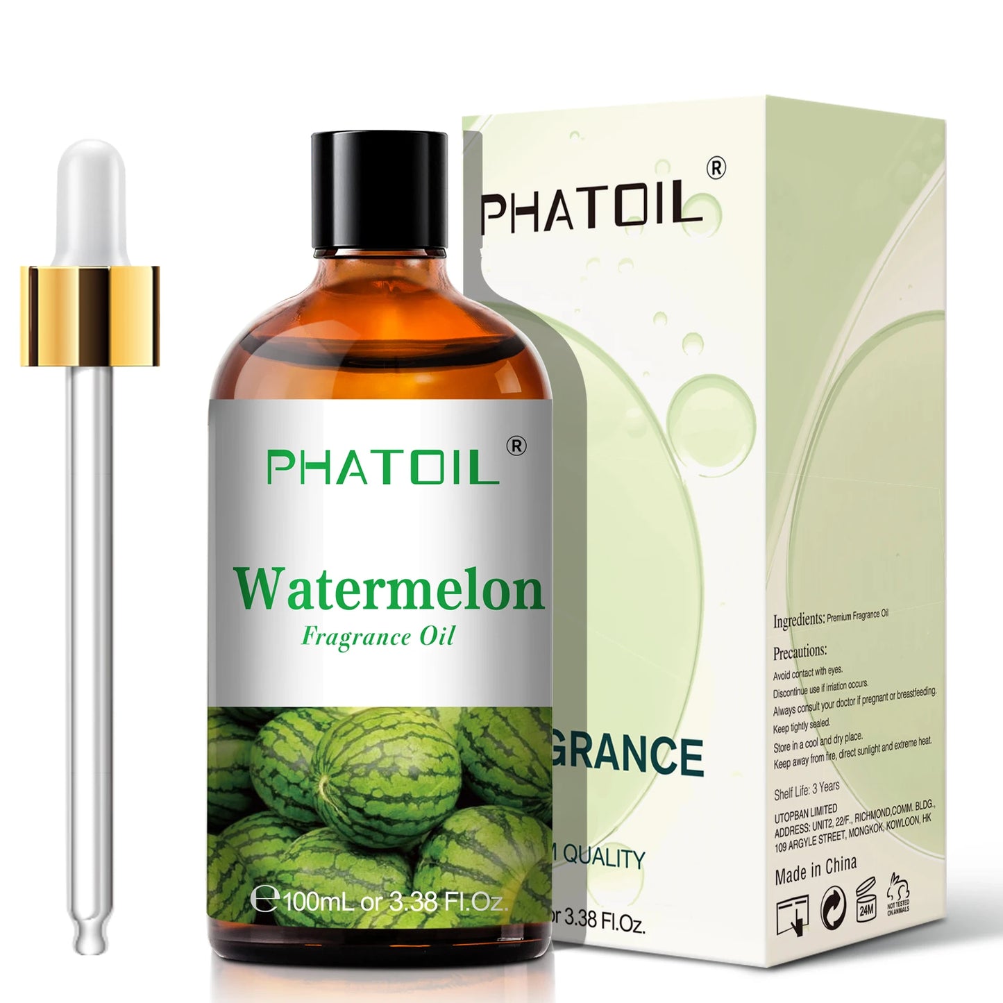 PHATOIL 100ml Sweet Fruity Fragrance Oil – Coconut, Vanilla, Strawberry & More for Diffusers & Candles