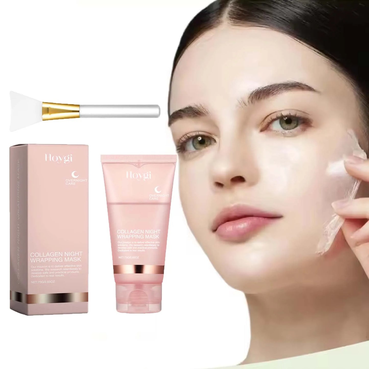 Collagen Peel-Off Mask – Deep Hydration, Firming, Pore Tightening & Brightening Overnight Face Care