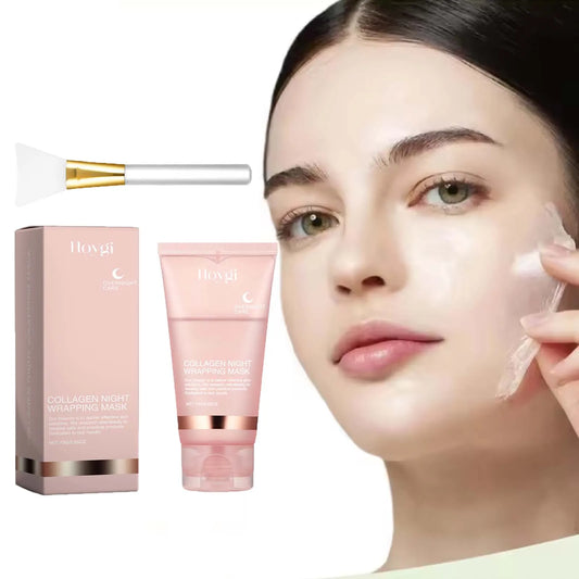 Collagen Peel-Off Mask – Deep Hydration, Firming, Pore Tightening & Brightening Overnight Face Care