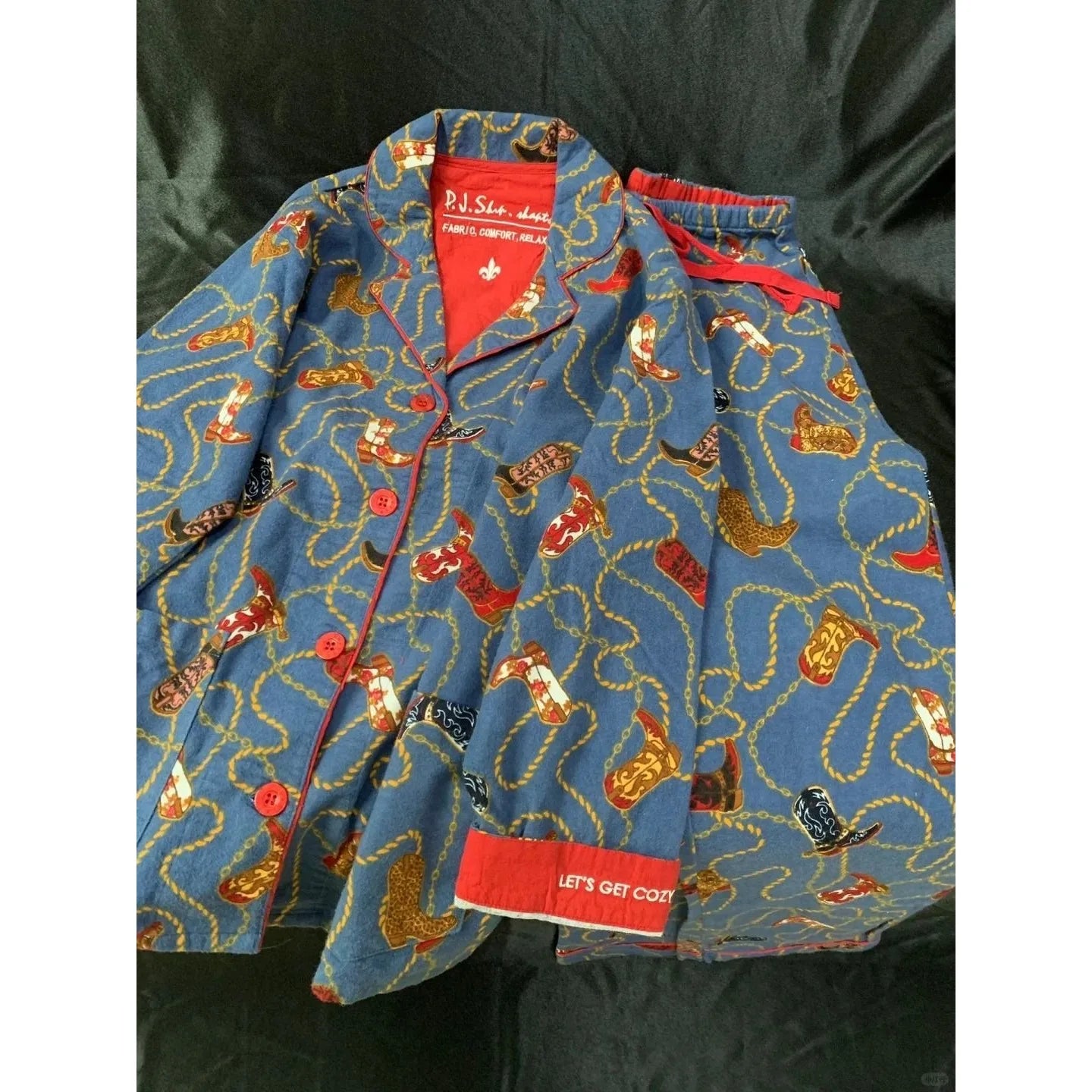 New Women's Loungewear Set | 100% Cotton Loose Cartoon 2-Piece Pajamas | Casual Sleepwear Outfit