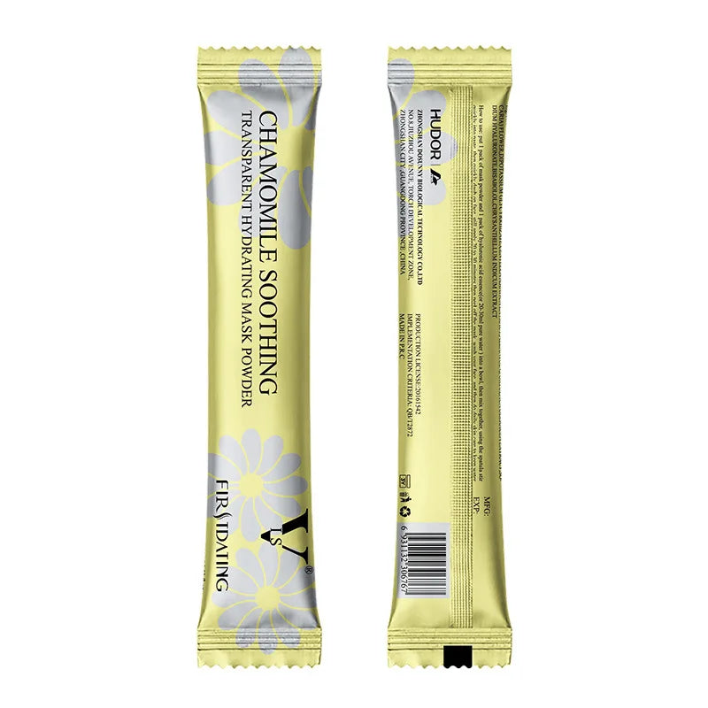 قناع بودرة مرطب هيدروجيلي - قناع مطاطي مقشر للوجه بكولاجين الورد لتبييض البشرة وترطيبها والعناية بها