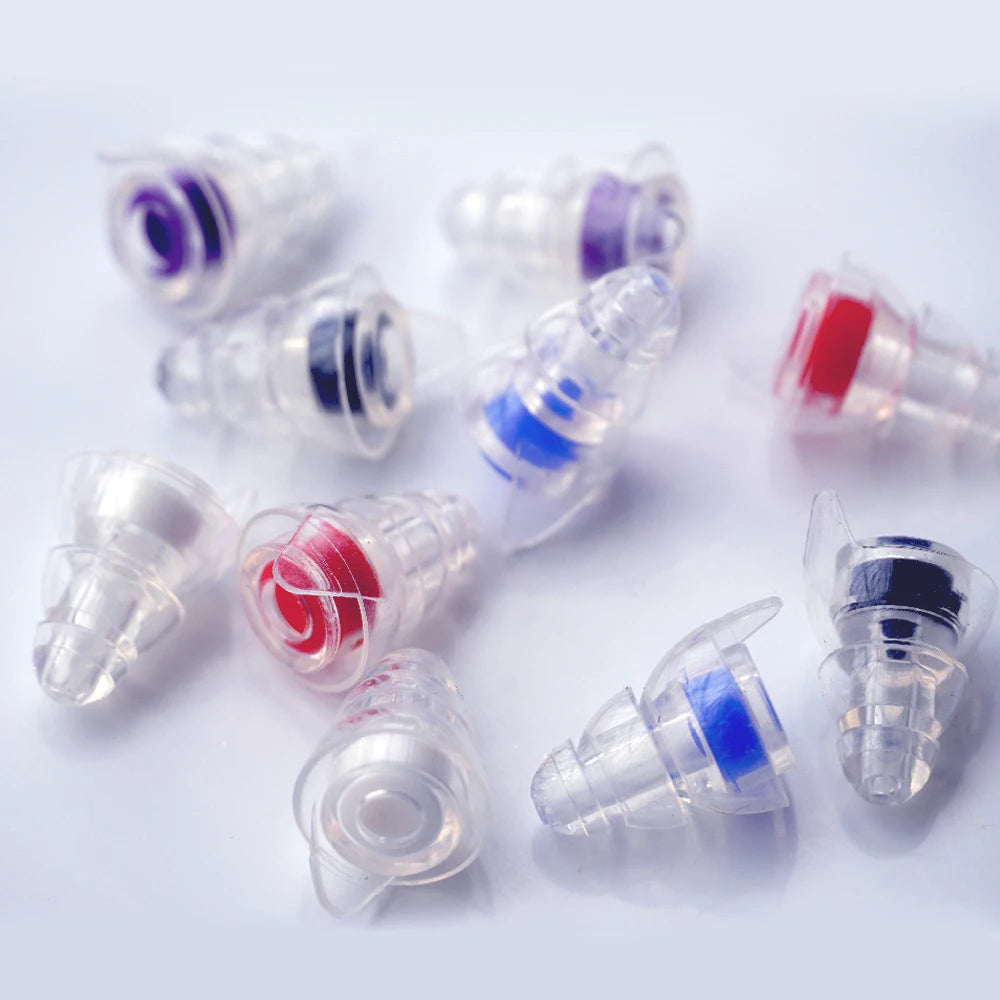 HUAK 20 High Fidelity Silicone Earplugs with Storage Box – Noise Reduction for Concerts, Musicians, Motorcycles & Noise Sensitivity