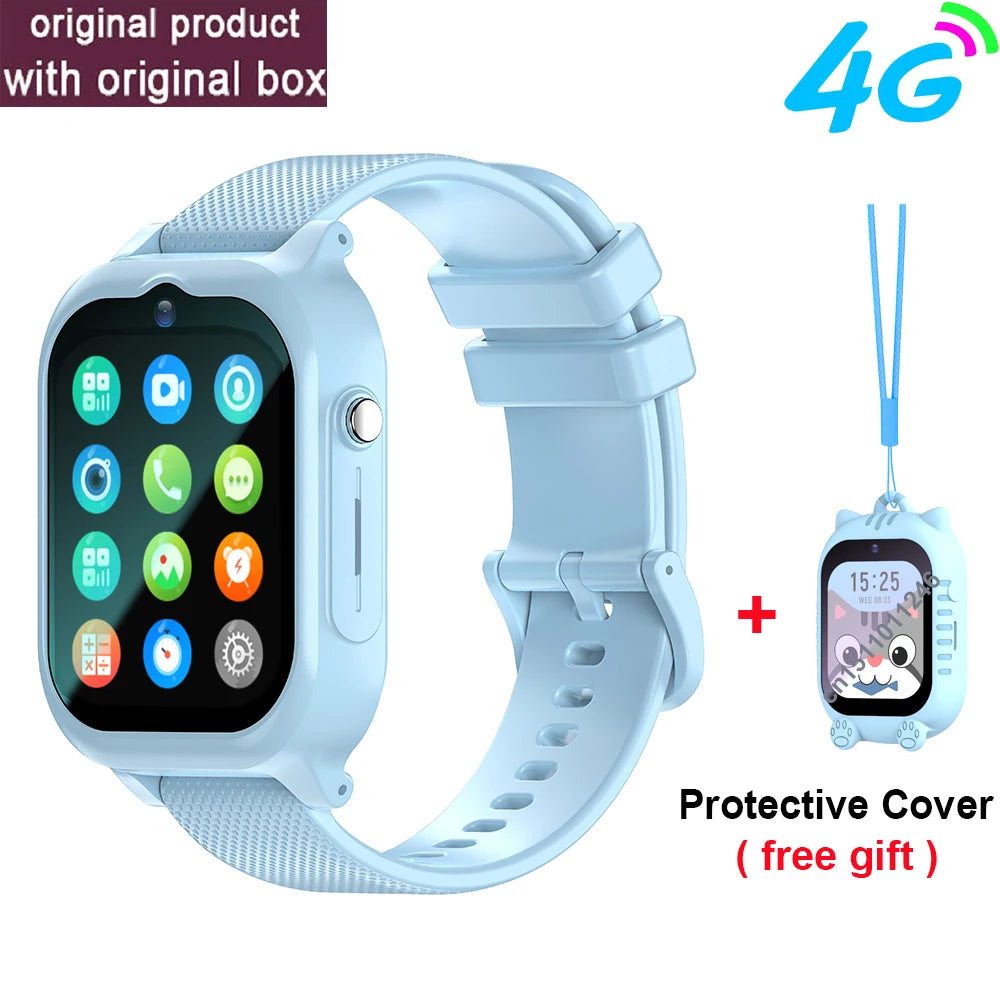 New Kids Smart Watch 4G – GPS, WiFi, Video Call, SOS, Camera, Voice Monitor & Location Tracker for Children