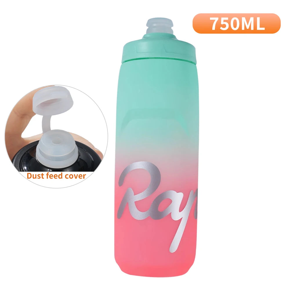 زجاجة مياه رافا لركوب الدراجات - زجاجة رياضية خفيفة الوزن مقاومة للتسرب وقابلة للضغط 620 مل/750 مل