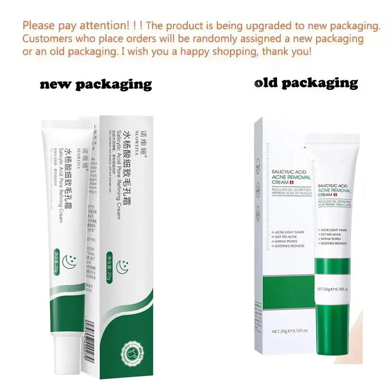 كريم حمض الساليسيليك للمسام - مزيل للرؤوس السوداء، ومُصَغِّر للمسام الكبيرة، ومُصَلِّح لبشرة الوجه (20 جم)