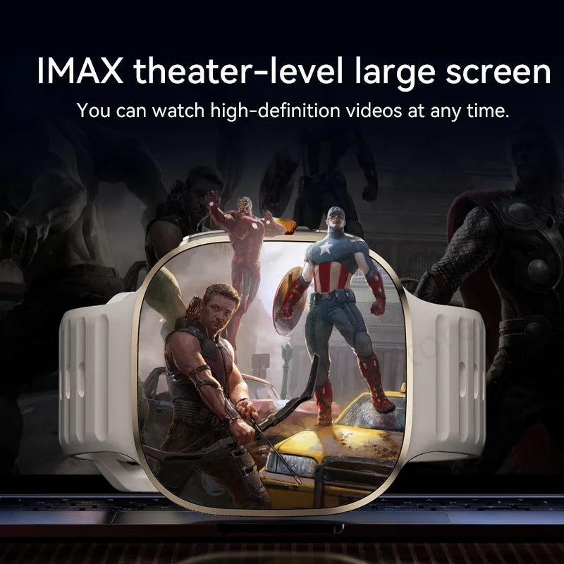 M99 5G Smart Watch – 2.4″ AMOLED Screen, Rotating Camera, WiFi, GPS, Compass, NFC, Bluetooth for Men & Women