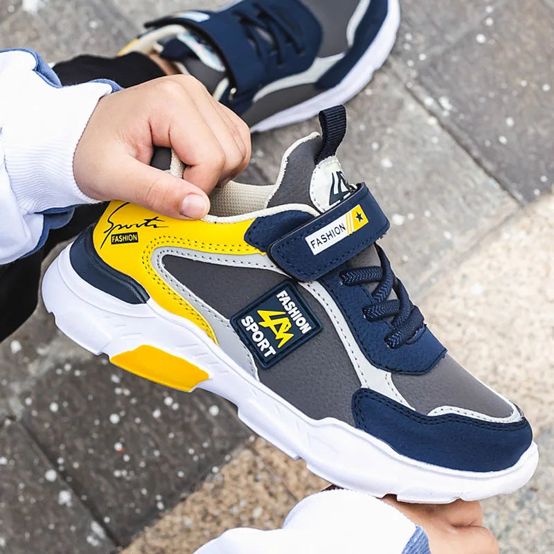 Four Seasons Boys' Sports Shoes | Lightweight Breathable Kids Sneakers