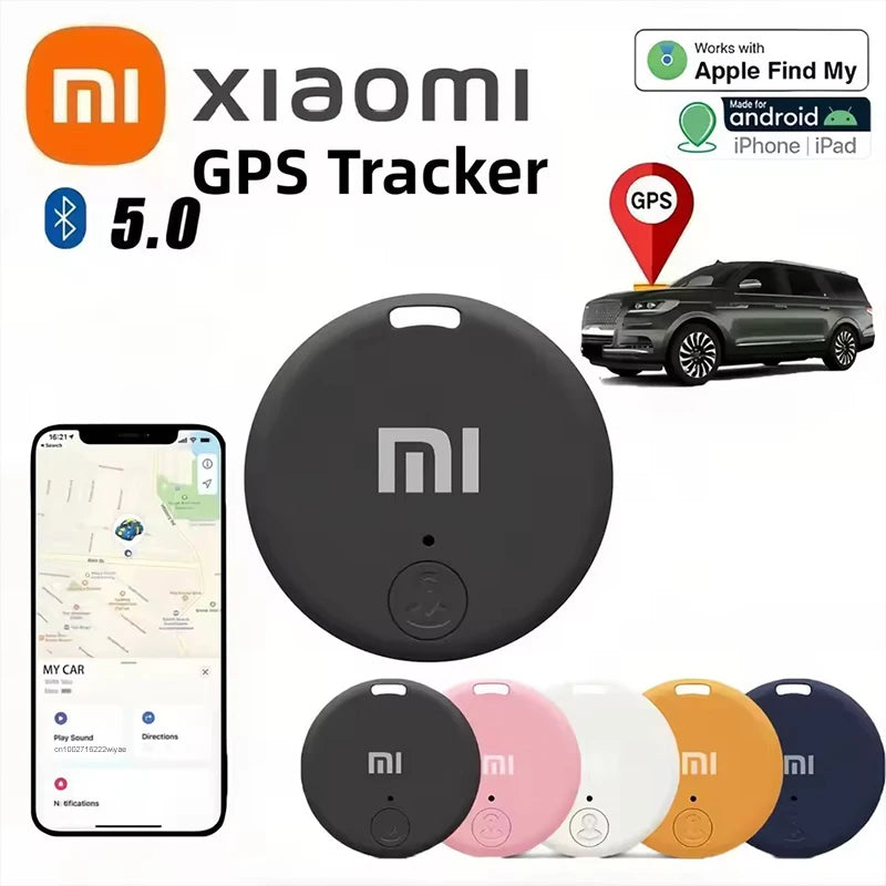 Xiaomi GPS Tracker Mini – Bluetooth 5.0 Anti-Lost Locator for Pets, Kids, Bags & Wallets, iOS & Android