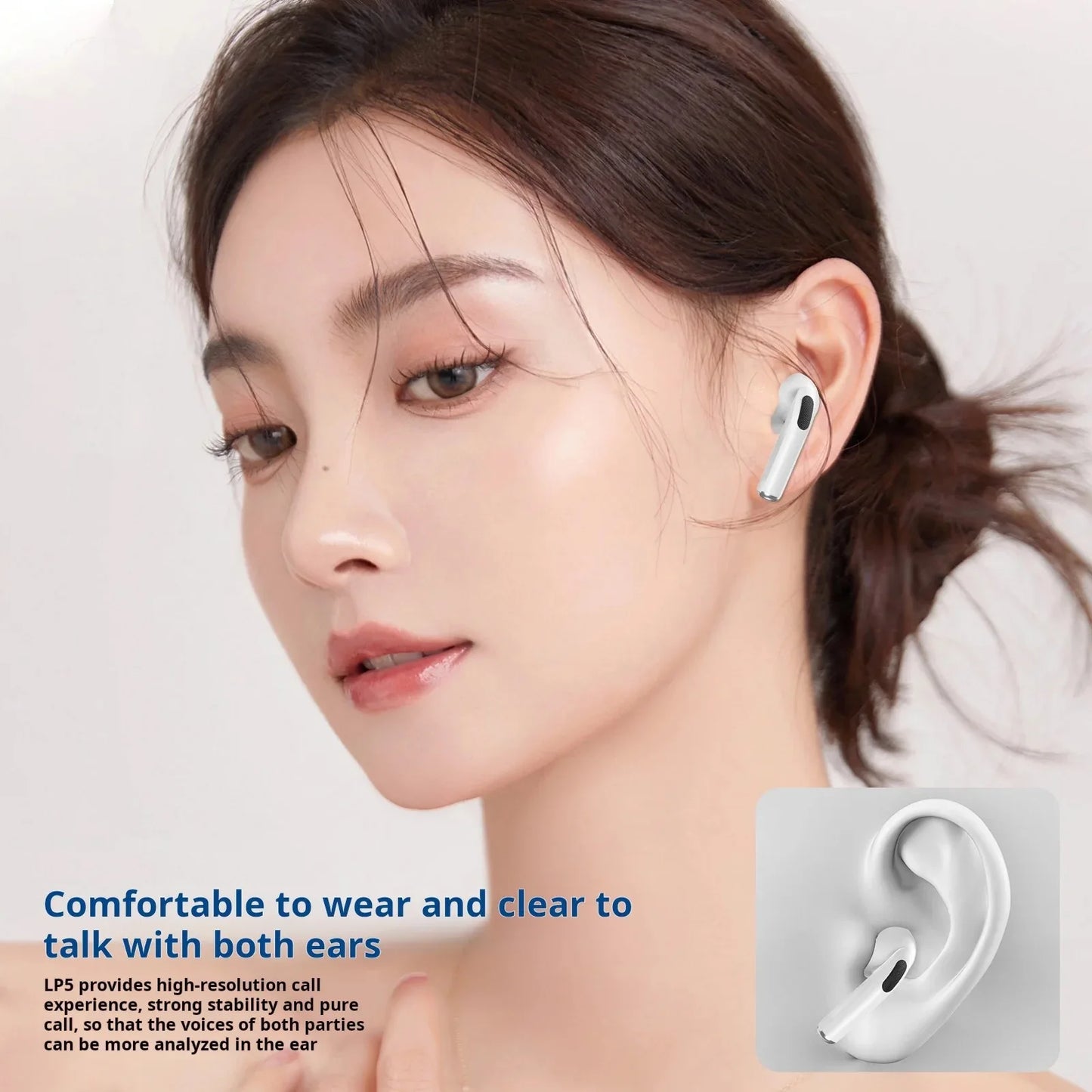 2025 Air Pro True Wireless Bluetooth Earphones – HiFi Sound, Noise Reduction, Low Latency Earbuds for iPhone & Android