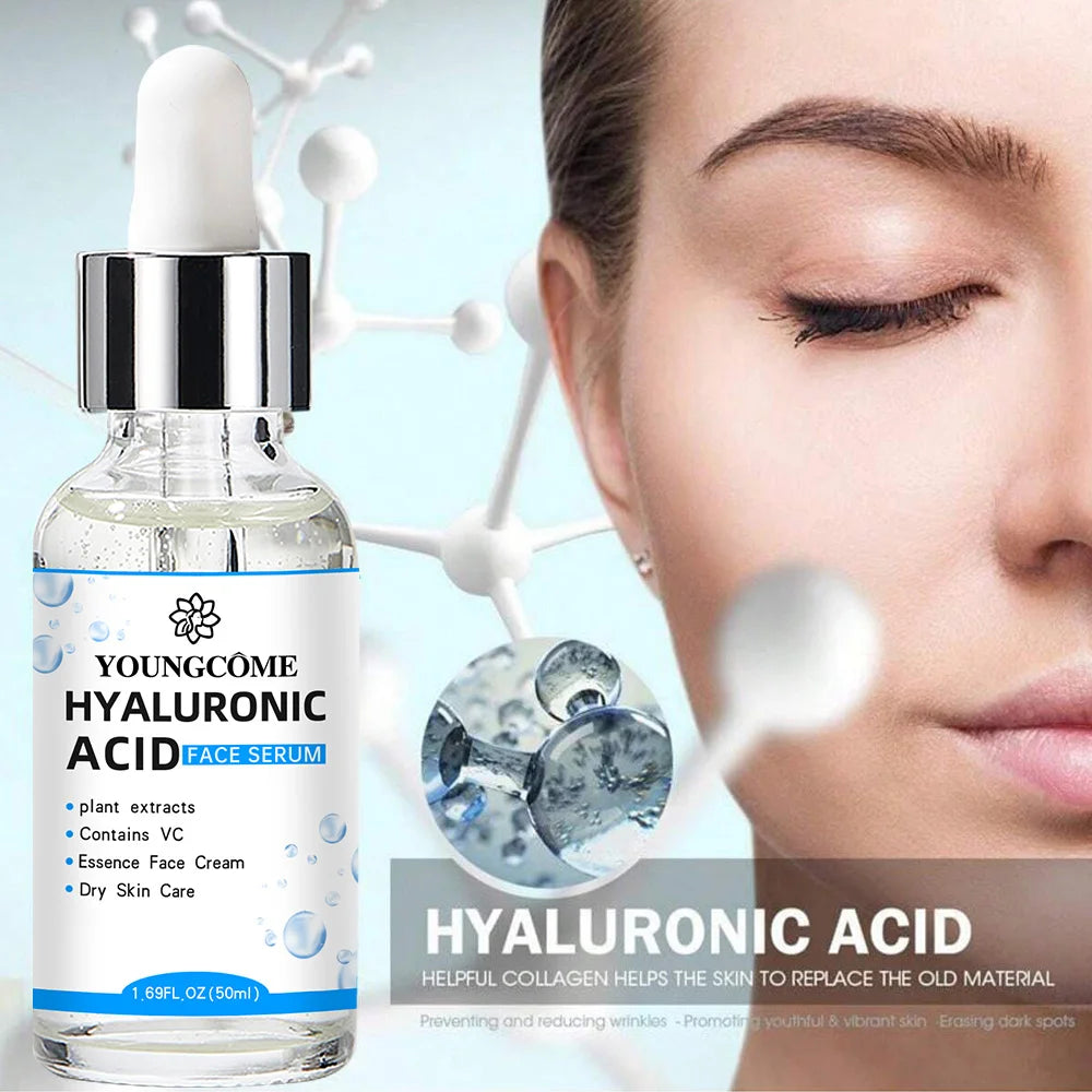 Hyaluronic Acid Facial Essence – Deep Moisturizing Korean Skincare Serum for Hydration & Smooth Skin