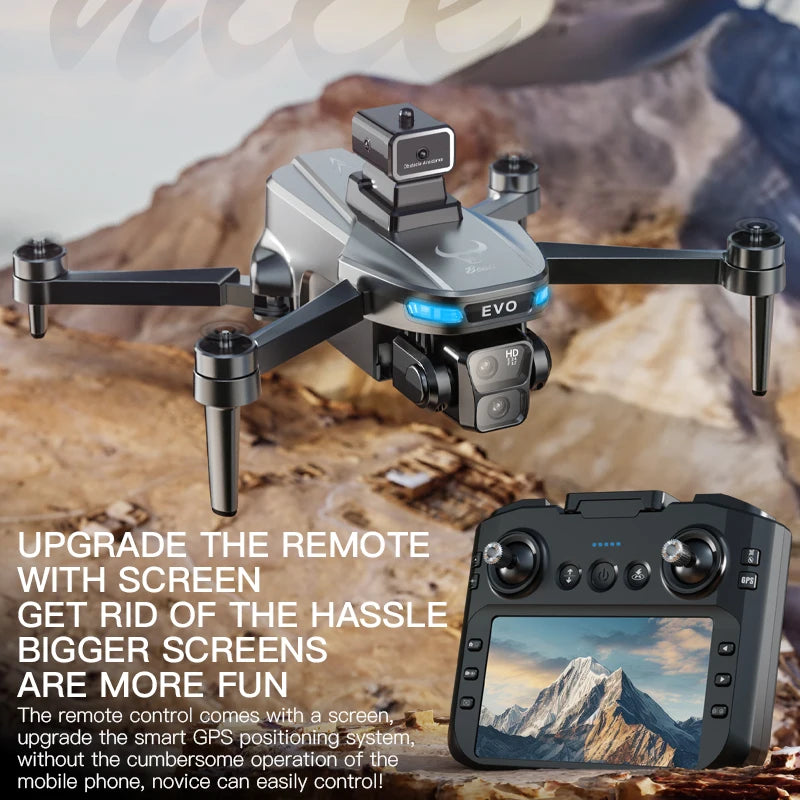 SG901 MAX GPS 8K Camera Drone | Professional FPV Aerial Quadcopter with Obstacle Avoidance, Foldable Design & Large Screen Remote Control