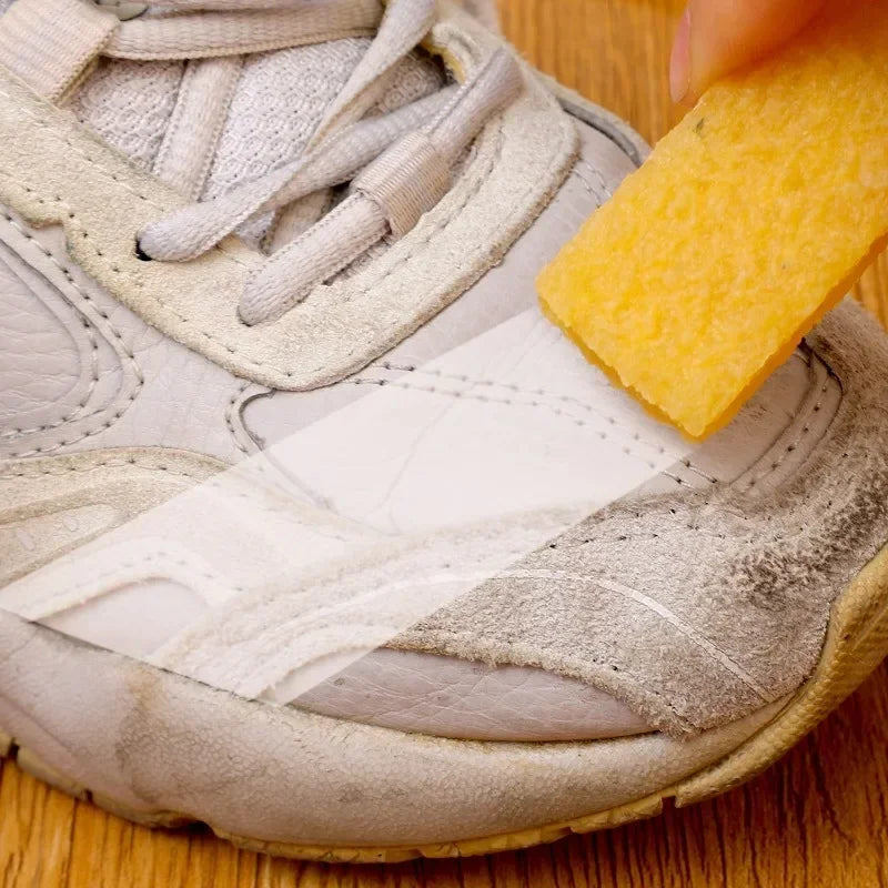 ممحاة تنظيف الأحذية الطبيعية - كتلة مطاطية للعناية بالجلد المدبوغ والأحذية الطويلة والجلد (1-20 قطعة)